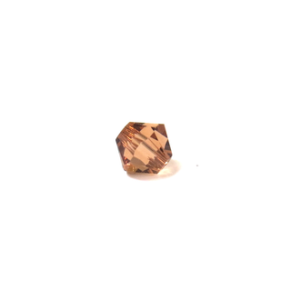 Swarovski Crystal, Bicone, 5mm - Light Smoked Topaz; 20 pcs
