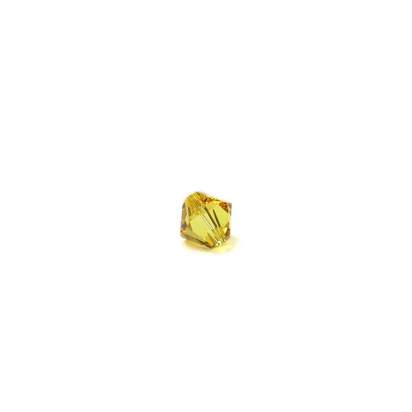 Swarovski Crystal, Bicone, Light Topaz, 6mm;20pcs