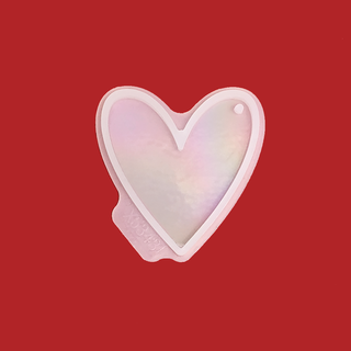 Corazón Tornasol - Molde de Silicona - Aprox. 3"