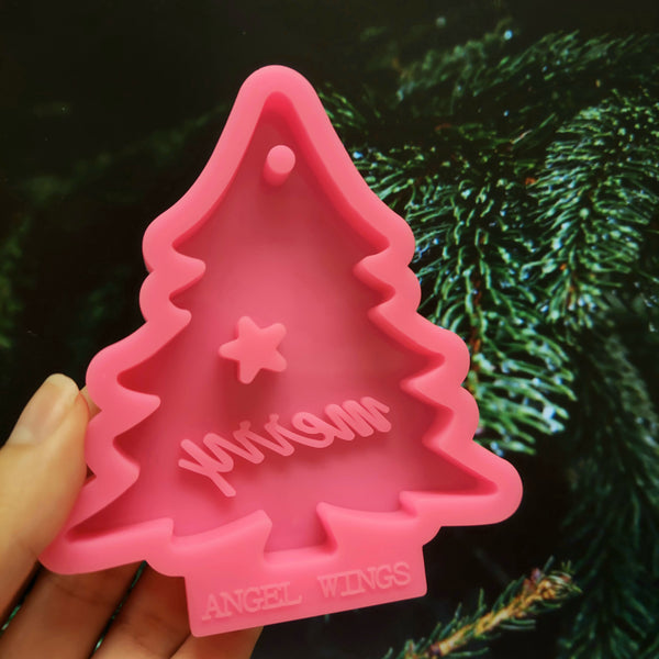 Árbol de Navidad con Mensaje / Christmas Tree Mold for Resin
