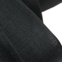 Black, 100% Ramie - 58" wide; 1 Yard