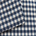 Navy, 100% Polyester Gingham Check 1/8- 58" wide; 1 yard