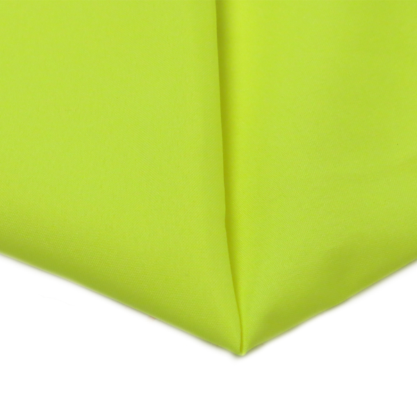 Neon Yellow, 100% Polyester Crepe de Chine - 58" Wide; 1 Yard