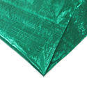 Green, Polyester Tissue Lame - 56" wide; 1 Yard
