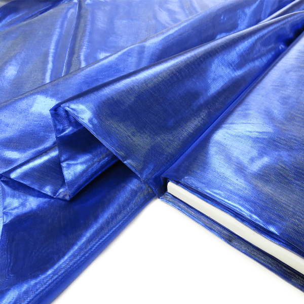 Royal Blue, Polyester Tissue Lame - 56" wide; 1 Yard