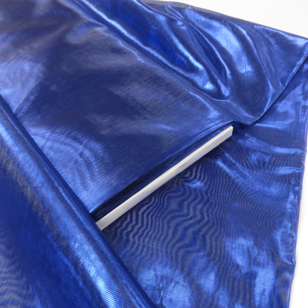 Royal Blue, Polyester Tissue Lame - 56" wide; 1 Yard