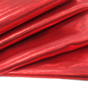 Red, Polyester Tissue Lame - 56" wide; 1 Yard