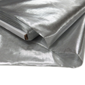 Silver, Polyester Tissue Lame - 56" wide; 1 Yard