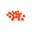 Orange, Round Faceted Fire Polished; 8mm - 20 pcs