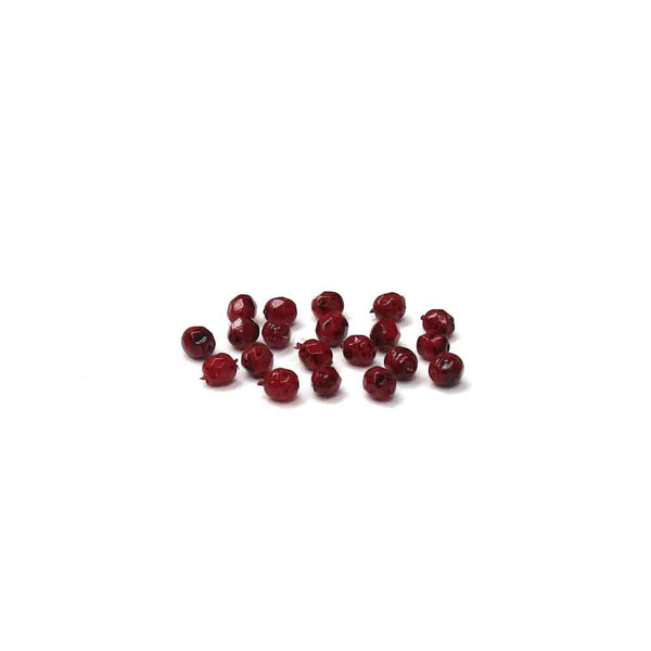 Picasso Garnet, Round Faceted Fire Polished; 4mm - 20 pcs