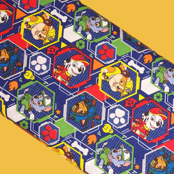 Paw Patrol 100 Cotton Print Fabric 44 45 Wide Alonso Sobrino paw-patrol-100-cotton-print-fabric-44-45-wide-alonso-sobrino