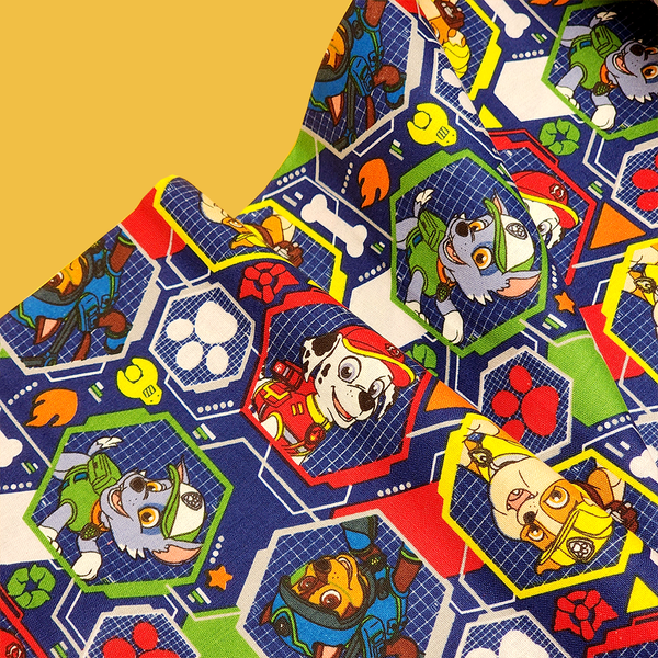 Paw Patrol 100 Cotton Print Fabric 44 45 Wide Alonso Sobrino paw-patrol-100-cotton-print-fabric-44-45-wide-alonso-sobrino