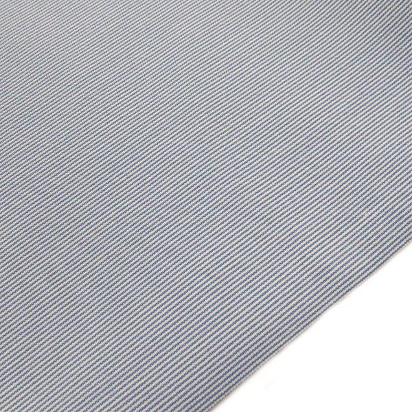 Blue, Poly/Cotton Pinfeather Fabric - 58" wide; 1 Yard