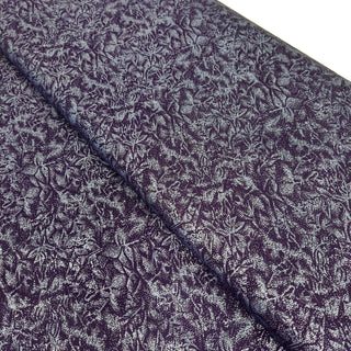 Metallic Plum - 100% Cotton Print Fabric, 44/45" Wide