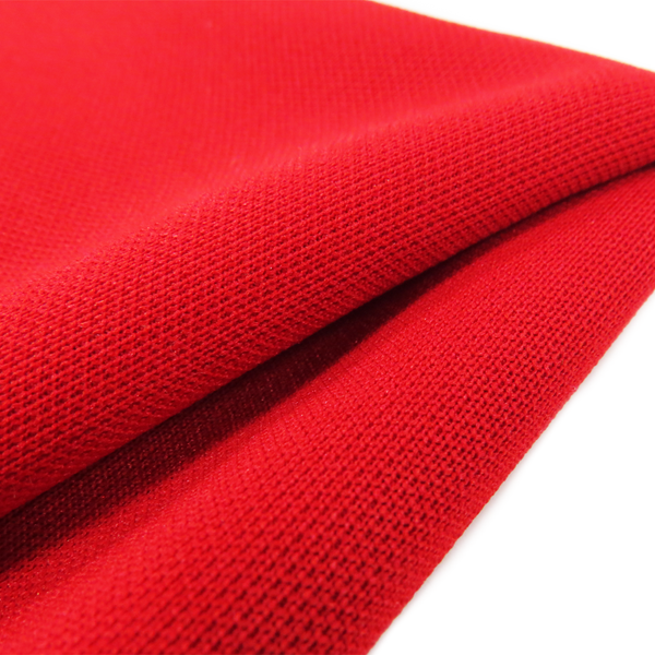 Red, Polyester Baseball Knit - 60" wide; 1 Yard