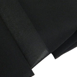 Black, Polyester Chiffon - 58" wide; 1 Yard