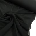 Black, Polyester Chiffon - 58" wide; 1 Yard