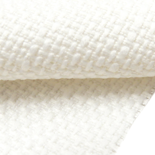 Bombay Fabric, 56"-58" Wide - 100% Polyester, White