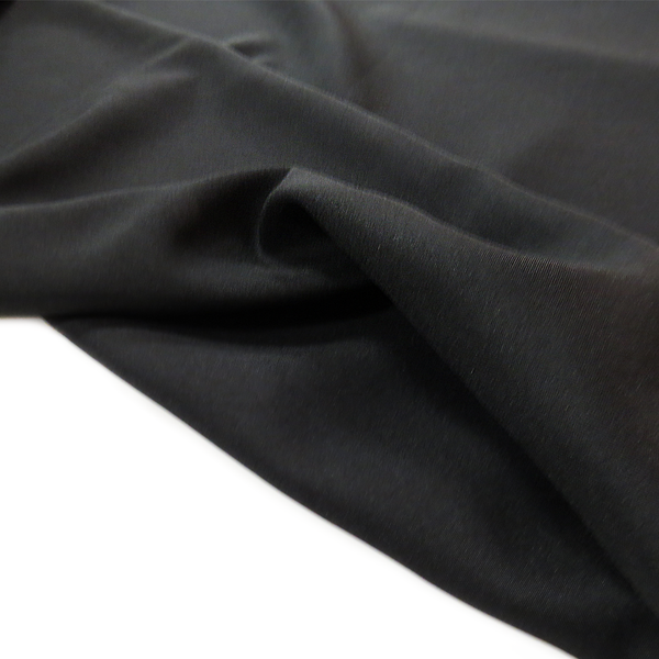 Black, 100% Textured Polyester Poplin - 118" wide; 1 Yard