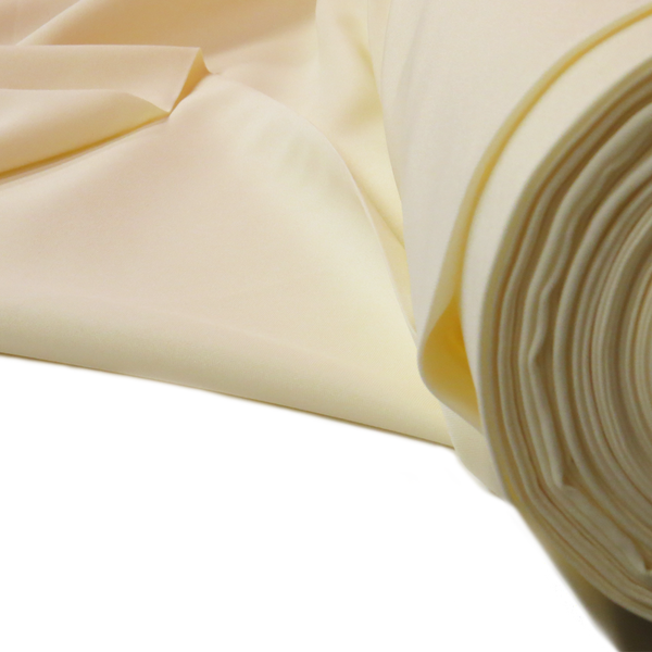 Ivory, 100% Textured Polyester Poplin - 118" wide; 1 Yard