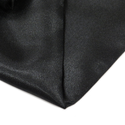 Black, 100% Polyester Satin - 58" wide; 1 Yard