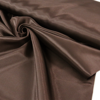 Brown, 100% Polyester Satin - 58" wide; 1 Yard