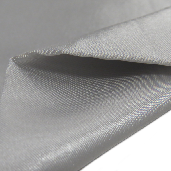 Silver, 100% Polyester Satin - 58" wide; 1 Yard