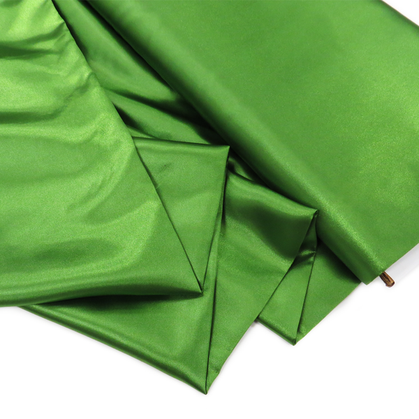 Green, 100% Polyester Satin - 58" wide; 1 Yard