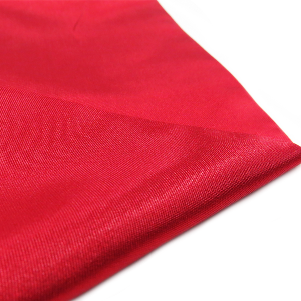 Red, 100% Polyester Satin - 58" wide; 1 Yard