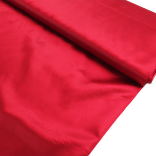 Red, 100% Polyester Satin - 58" wide; 1 Yard