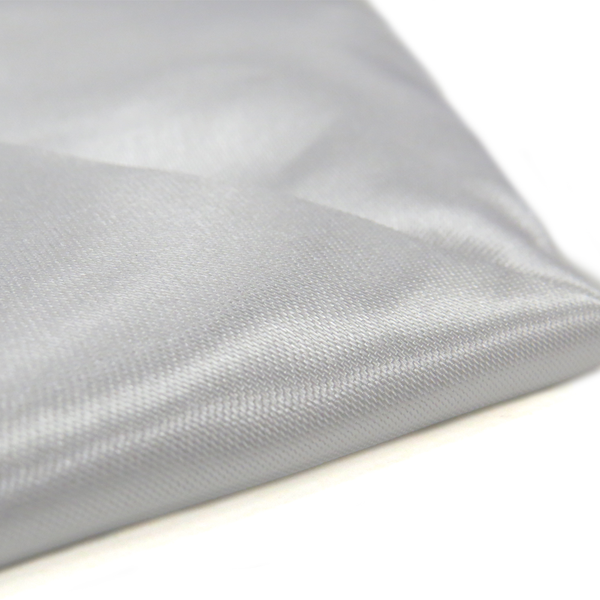 White, 100% Polyester Satin - 58" wide; 1 Yard