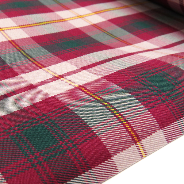 Tela de Cuadro Escolar / School Plaid Fabric- Pink Yellow, 60" Wide