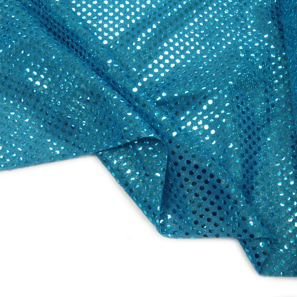 Blue, Polyester Sequin - 40" wide; 1 Yard