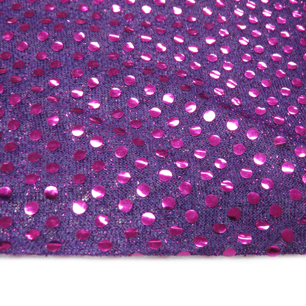 Purple, Polyester Sequin - 40" wide; 1 Yard