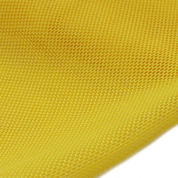 Yellow, Polyester Stretch Mesh - 58" wide; 1 Yard