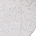 Silver, Polyester/Lurex Liturgia Fabric - 60" wide; 1 Yard