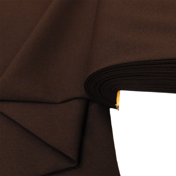 Poplin Fabric, Dark Brown, 60" Wide; 1 Yard