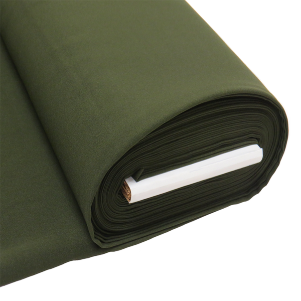 Poplin / Minimat Fabric 60", 100% Polyester - Military Green