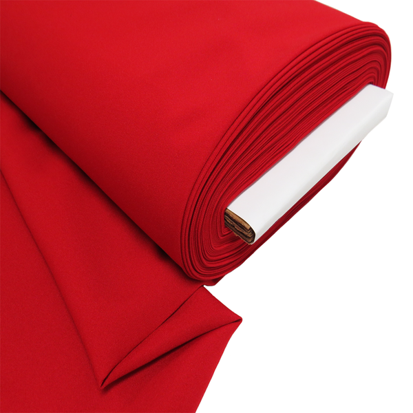 Poplin Fabric, Rojo / Red, 60" wide; 1 Yard