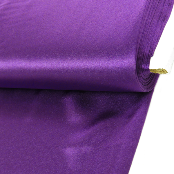 Purple, 100% Polyester Crepé Back Satin - 58" wide; 1 Yard