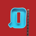 Q - Large Letter Silicone Mold for Resin; Approx. 6"