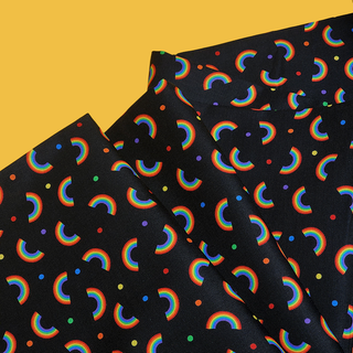 Rainbows - 100% Cotton Print Fabric, 44/45" Wide