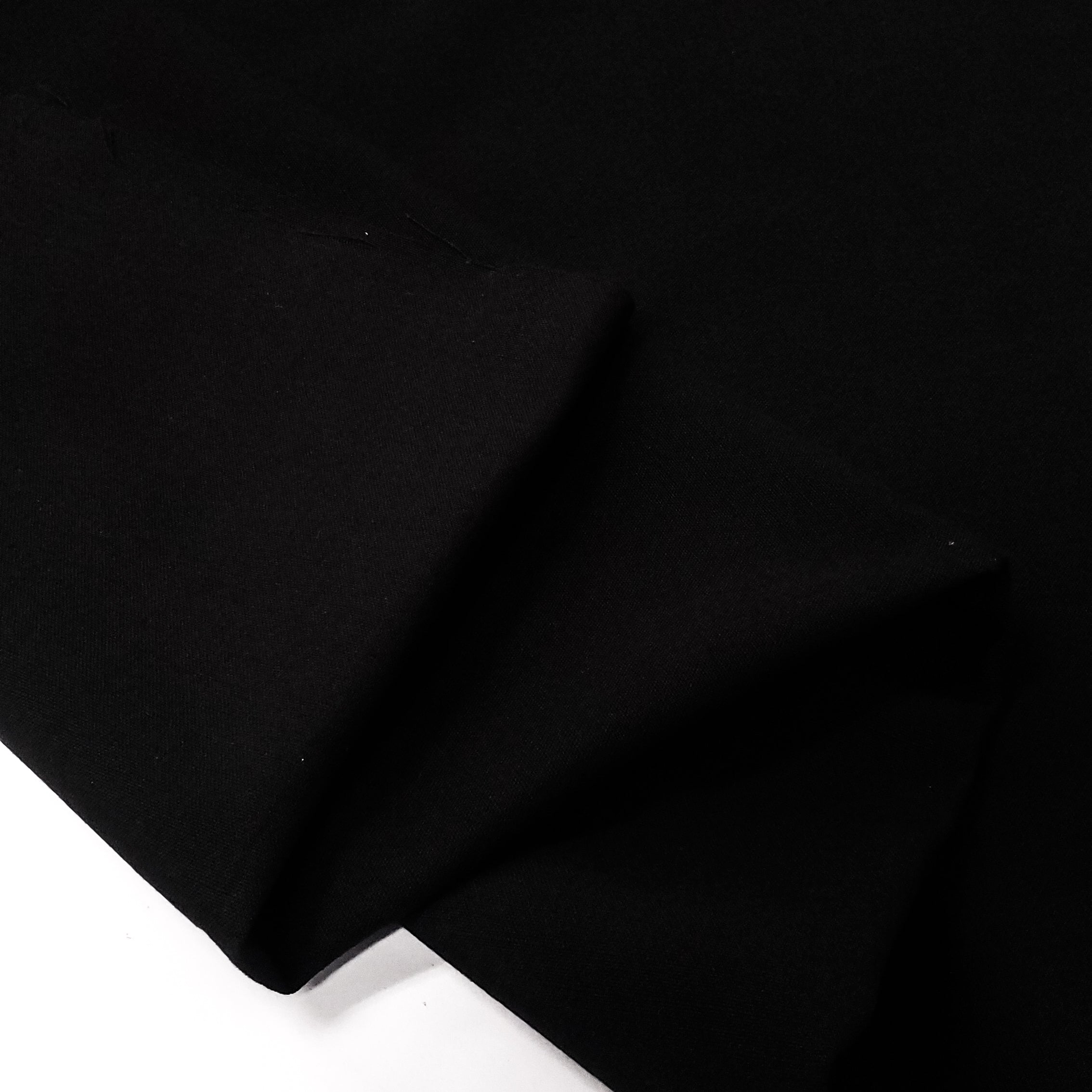 Black, Ribstock Fabric - 60