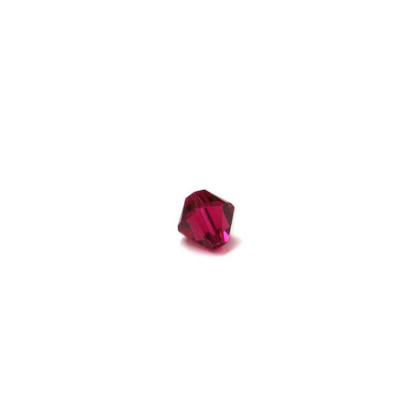 Swarovski Crystal, Bicone, Ruby, 6mm; 20pcs