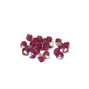 Swarovski Crystal, Bicone, 4mm - Ruby AB ; 20 pcs