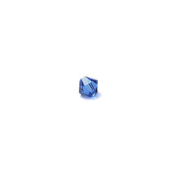 Swarovski Crystal, Bicone, Sapphire, 6mm; 20pcs