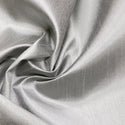 Grey, 100% Textured Polyester Shantung - 118" wide; 1 Yard