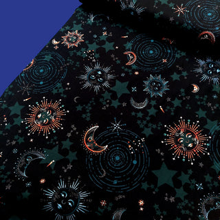 Sol y Luna  - 100% Cotton Print Fabric, 44/45" Wide