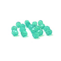 Turquoise Opal, Round Faceted Fire Polished-10mm; 20pcs