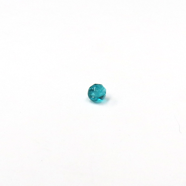 Turquoise, Round Faceted Fire Polished; 4mm - 20 pcs
